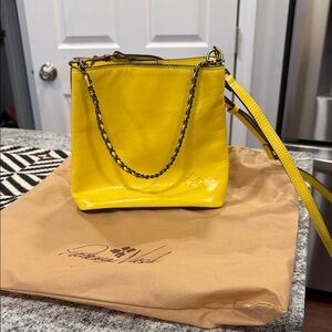 Patricia Nash Vibrant Yellow Ledra Crossbody Bag